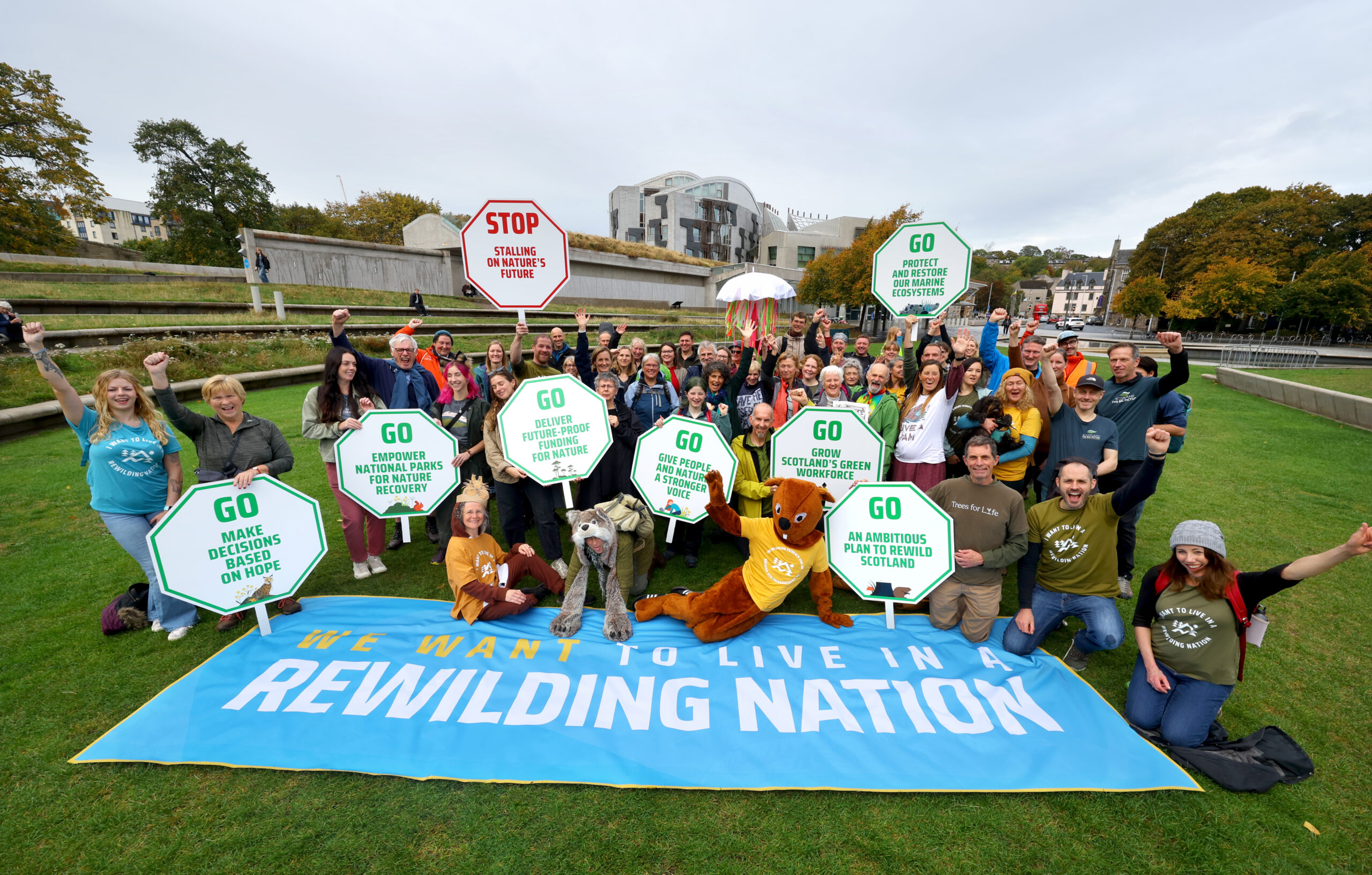 “Rewilding Nation” Campaign Launch by Scottish Rewilding Alliance, Scottish Parliament, Edinburgh, Wed 01/10/2025: 